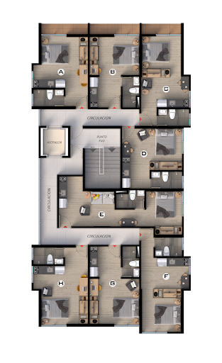 apartamentos sobre planos Bogotá