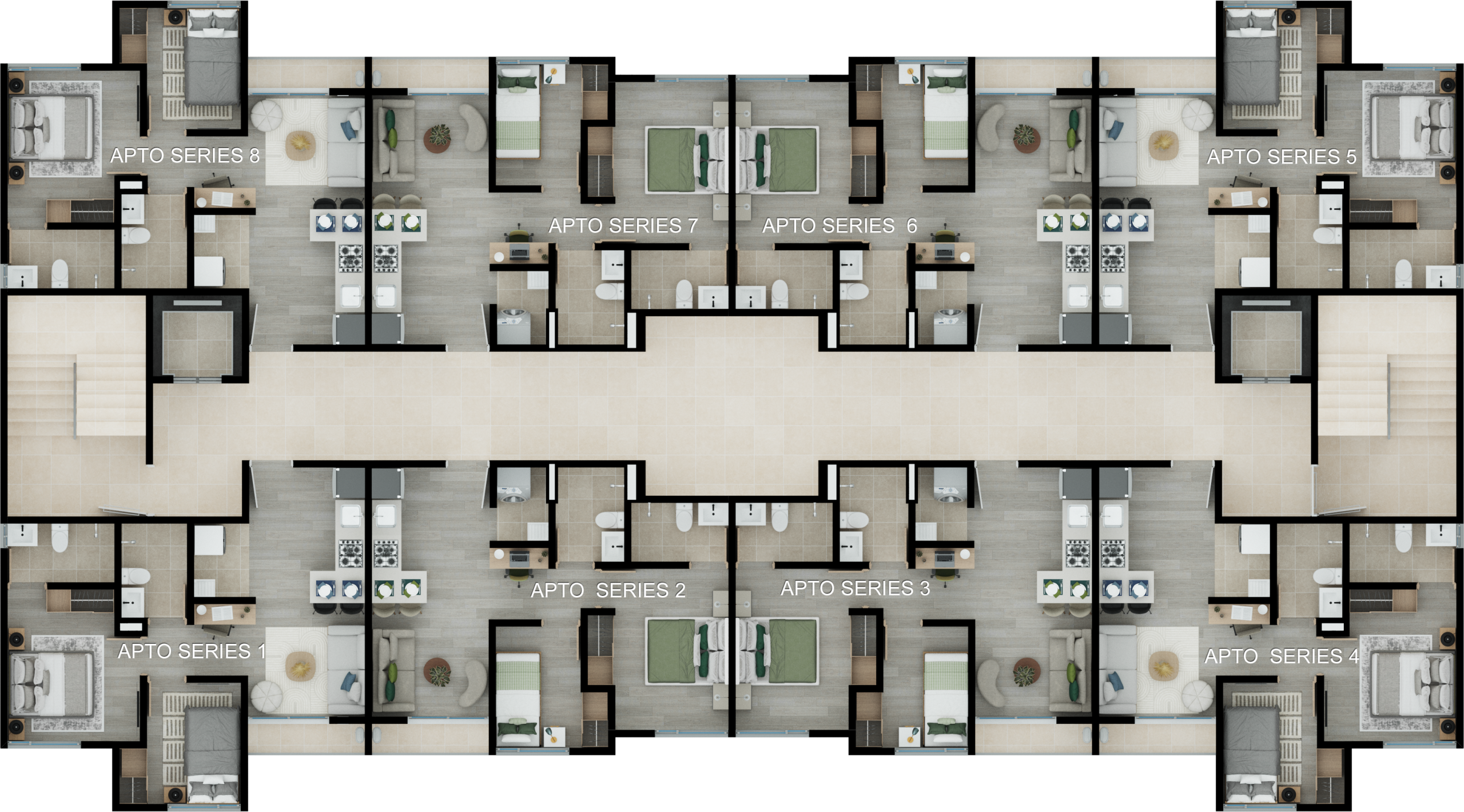 281 Planta Torres 004 Piso Tipo